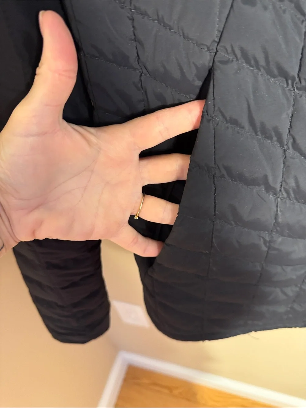 The North Face Black Quilted Insulated Puffer Jacket